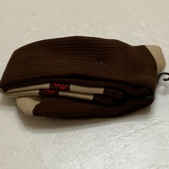 Spyder Men’s Crew Sock- Brown/Tan (2 pair) - Picture 5 of 7